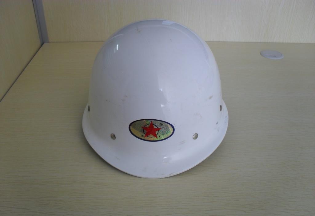 玻璃钢x1型白色安全帽v字形安全帽pe原料安全帽