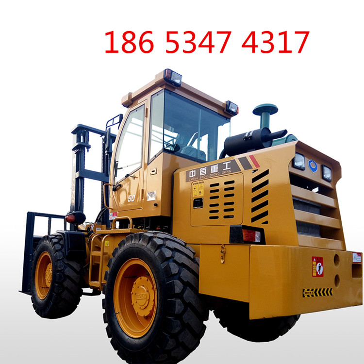 沙土路叉车中首重工大轮胎四吨越野叉车高性能的叉车