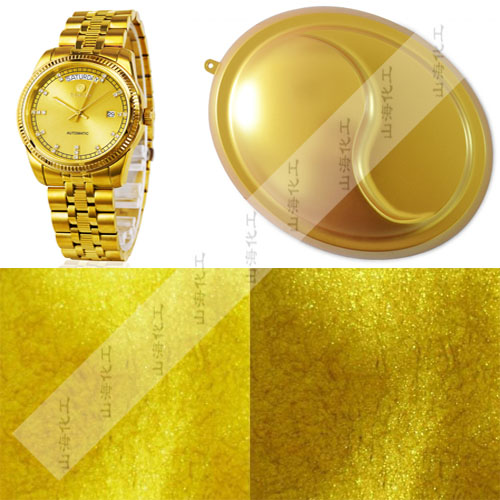 直销默克超亮黄金粉家具工艺品金属感特闪金粉