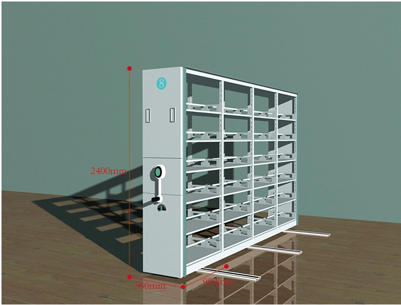 东瑞金属密集架手摇式轨迹钢制密集柜文件柜可定制移动