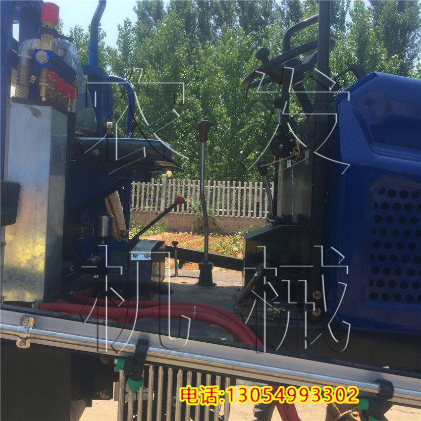 敦煌市农用自走式四轮打药机 农发实心橡胶轮胎水稻田