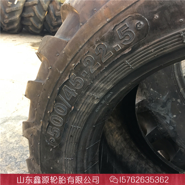 农用拖车悬浮轮胎500-45-22.5 捆草机轮胎