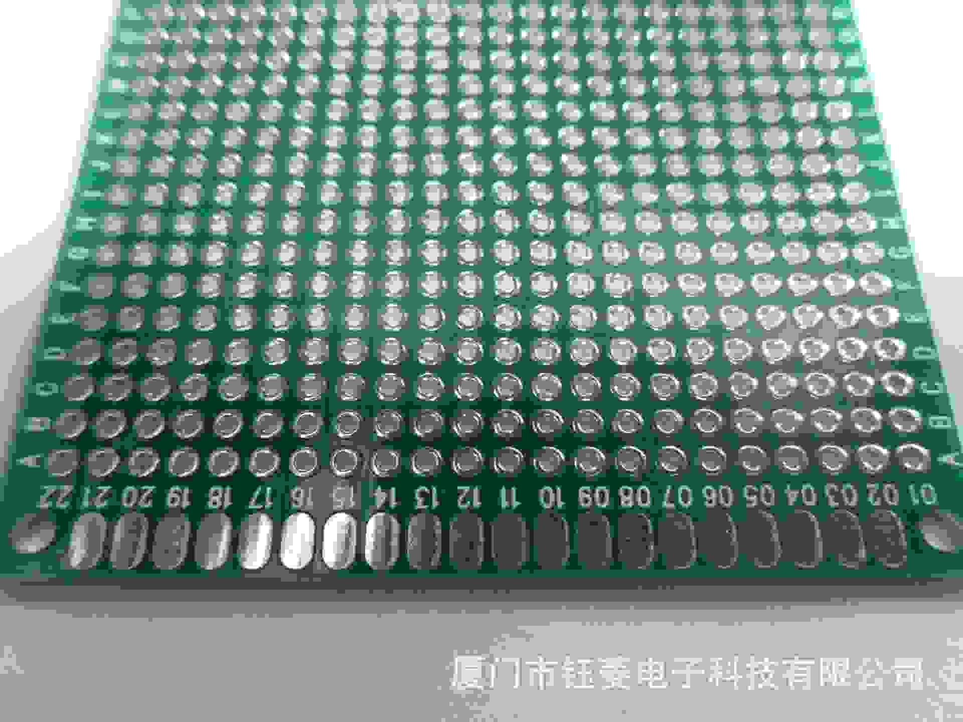 双面全能板喷锡60x80mmxFR-4玻璃纤维板6x