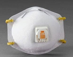 3m 8511 N95防护口罩（带呼气阀）合适湿热环