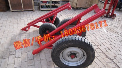 拽杆车 运杆车供应商电线杆拖车运杆车电缆拖车