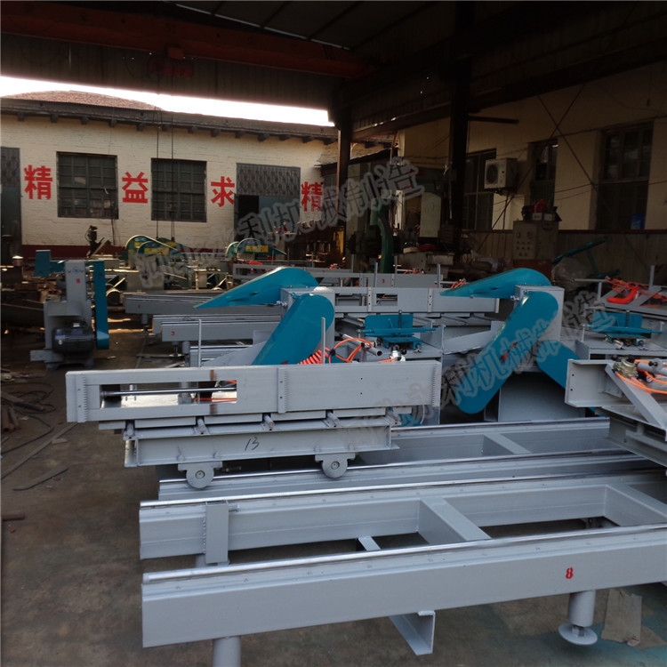 木匠机床木匠锯床精细圆木推台锯主动推台锯供应商全主动推