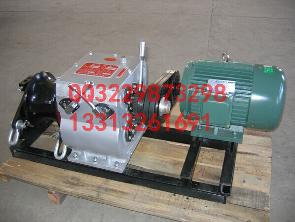 3吨 拉线式电动 机动绞磨 轴传动牵引机报价