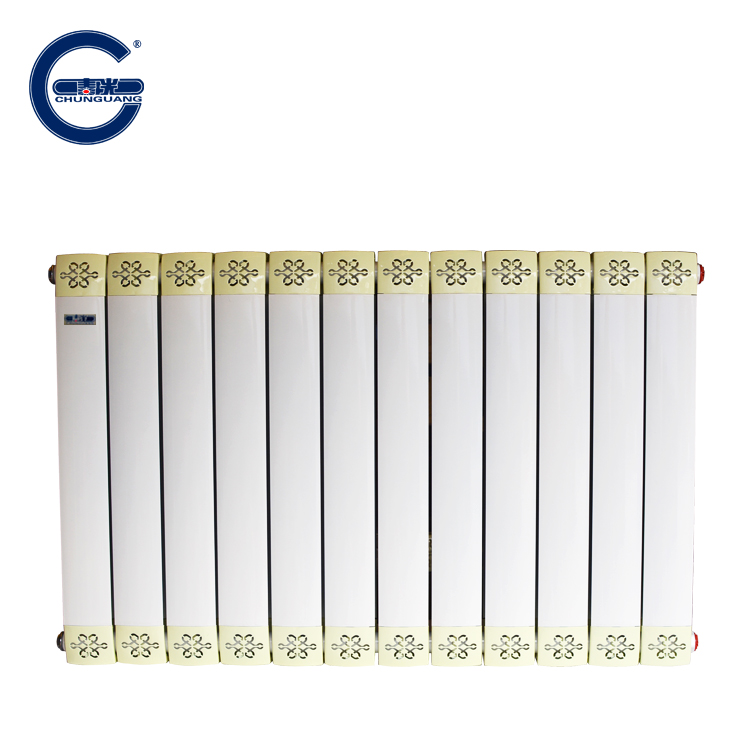 铜铝复合8575散热器壁挂  静电喷涂