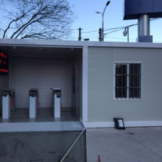 工地用门禁闸机集装箱房子集装箱移动房 活动房 箱式