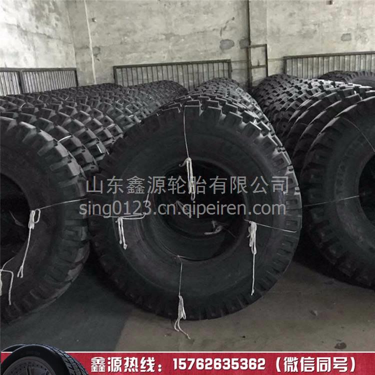 三角矿用宽体车轮胎自卸车 翻斗车轮胎尼龙线轮胎14