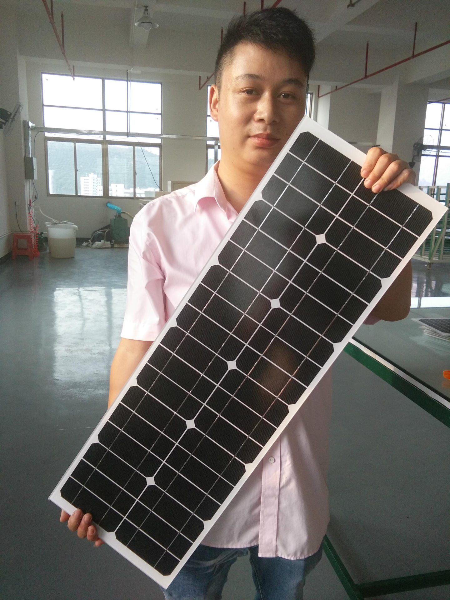 18v35w单晶硅太阳能电池板 太阳能一体化路灯组件