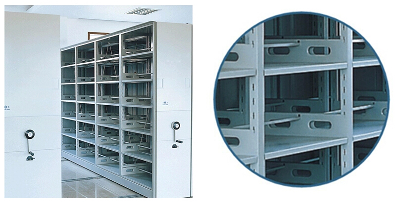 东瑞金属密集架手摇式轨迹钢制密集柜文件柜可定制移动