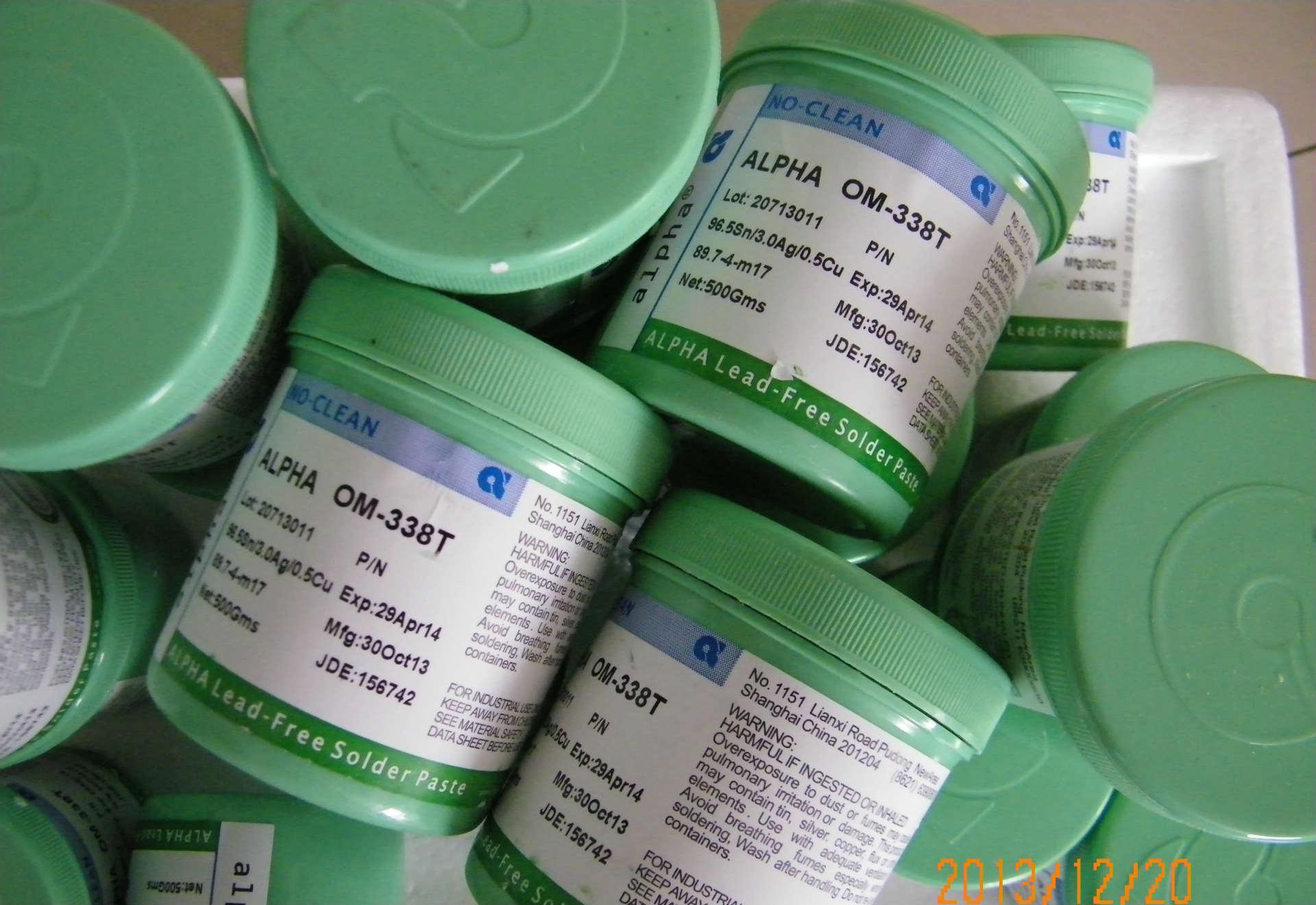 阿尔法OM338T锡膏Alpha无铅焊锡膏锡银铜