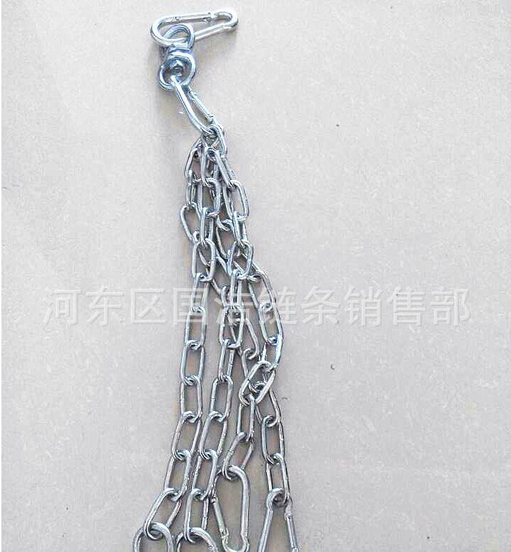 临沂链条出产的6mm圆环镀锌铁链条作套锁秋千 常年