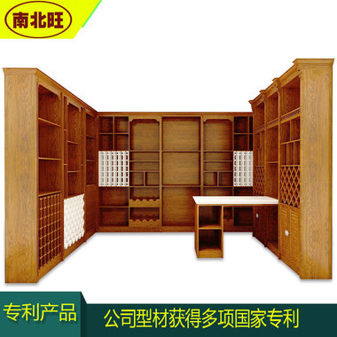 高级金属家具定制 铝合金衣柜型材供应商 全铝酒柜建材批