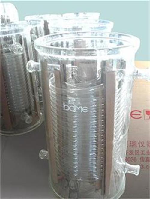 咸阳玻璃列管冷凝器、山东玻美玻璃有限公司、玻璃列管