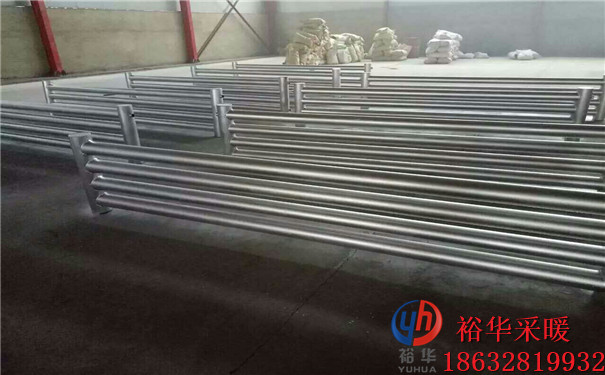 钢制光排管散热器工业用暖气片 D133-3.5-7蒸