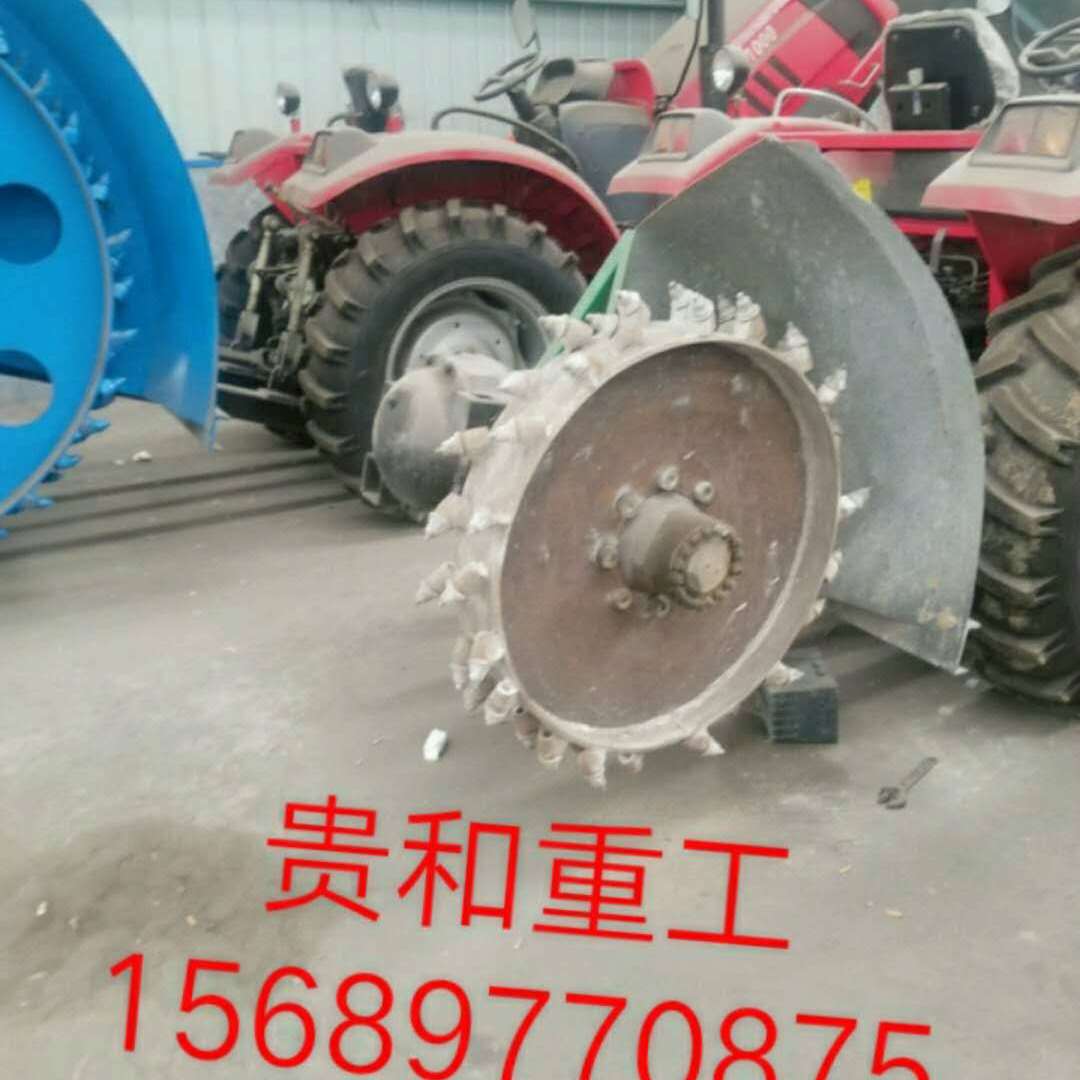 混疑土路面圆盘开沟机带匍匐档 电线电缆开沟机供应商供应