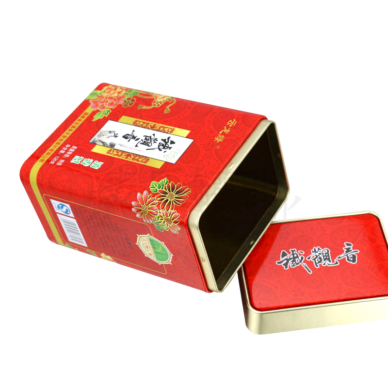 清远马口铁茶叶盒生产供应商 定制铁观音包装盒 陈皮普洱