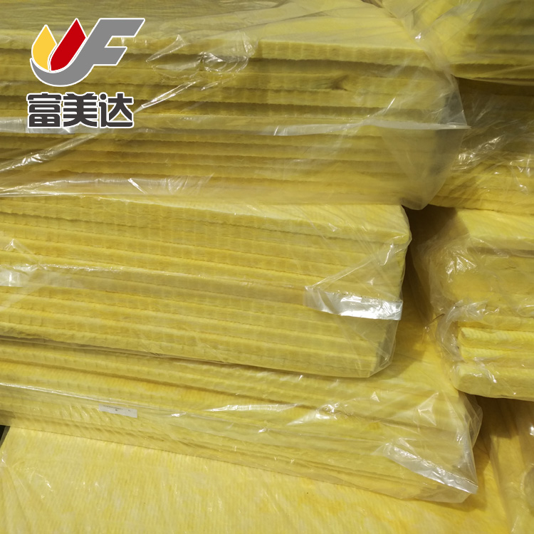 【富美达】玻璃棉卷毡贴铝箔 夹心玻璃棉板报价  玻璃
