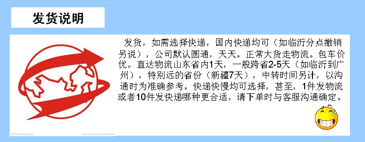 发货阐明