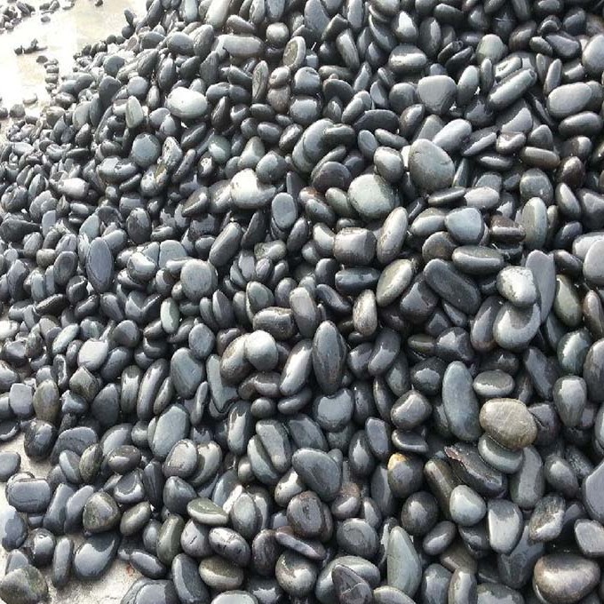 广西桂林高硬度鹅卵石 柳州各类巨细黄金砂 水石米黑