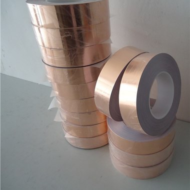 高频变压器磁芯自粘铜箔背胶铜箔自粘铜皮T2紫铜屏蔽