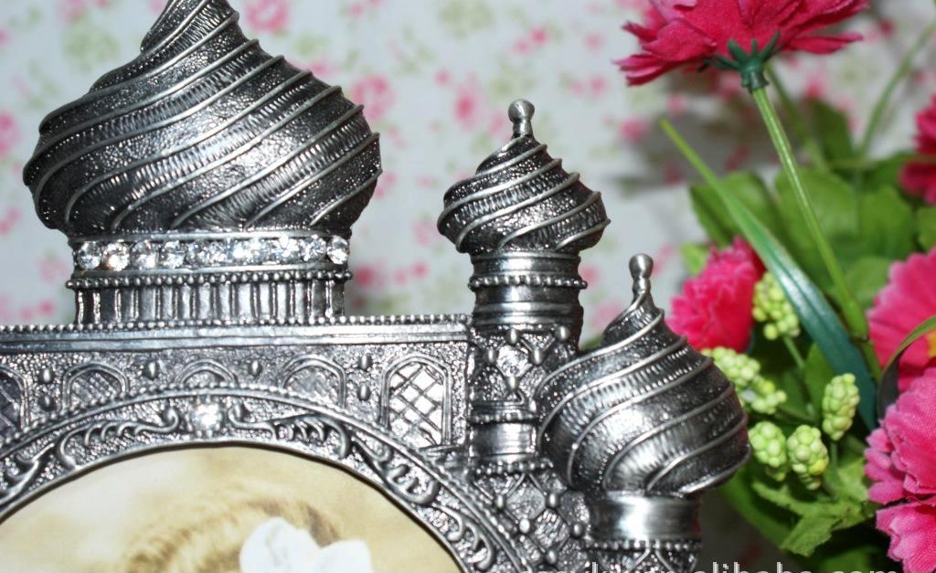 直销精巧合金相框锡制相框 仿古锡相框