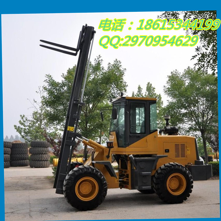 大轮胎叉车耐磨经用四驱叉车底盘高值得购买wxj