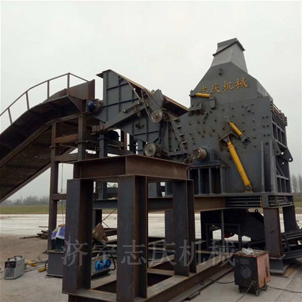 小型轻浮料破碎机彩钢瓦破碎机舐犊之情机械出产