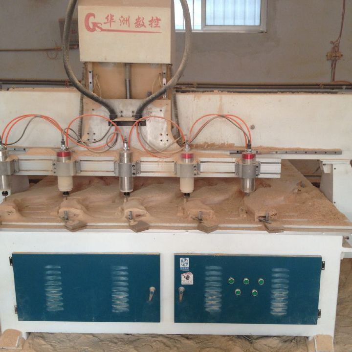 数控雕刻机 木匠铣床门雕机华洲批发供应