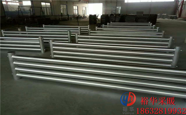 钢制光排管散热器工业用暖气片 D133-3.5-7蒸
