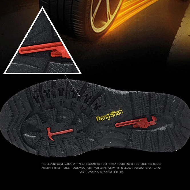 劳保鞋钢包头防砸防护鞋透气实底耐磨 防刺穿安全鞋