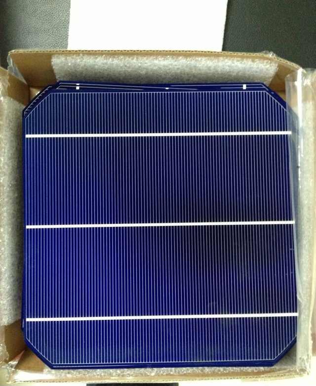 直销台湾156单晶硅三线电池片