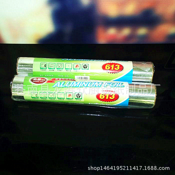 贱价批发精装50米 酒店家用烤箱保温锡箔纸 金针菇花