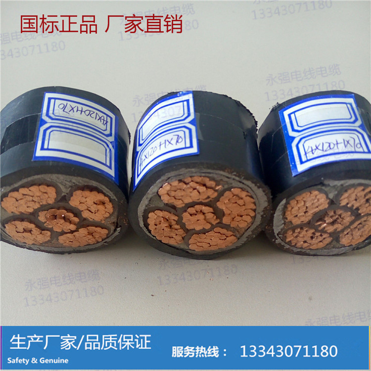 供应商供应 国标带铠耐火电力电缆3x10平方铜芯电缆