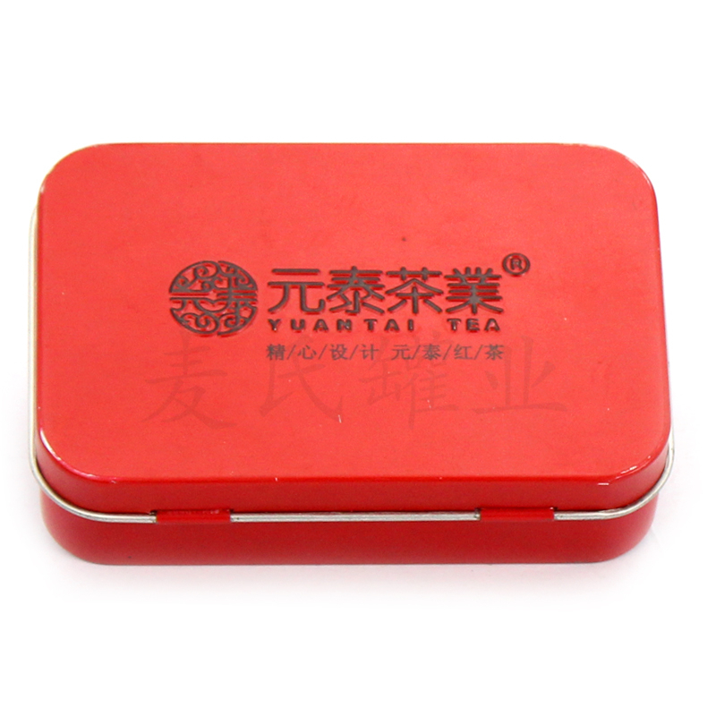 迷你袋泡茶叶铁盒规划 专版印刷红茶小铁罐 翻盖马口铁