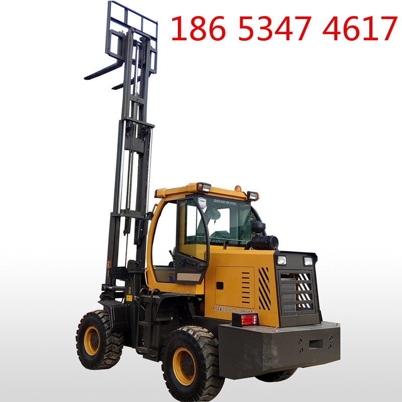 沙土路叉车中首重工大轮胎四吨越野叉车高性能的叉车