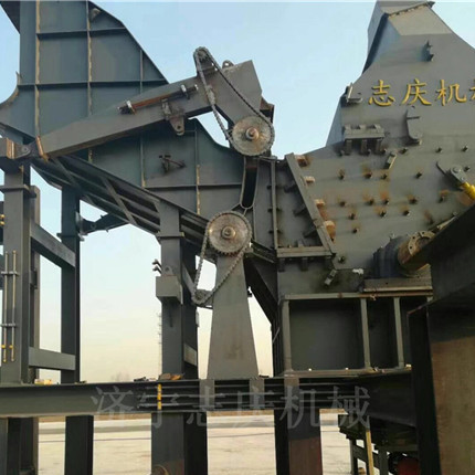 山东济宁志庆机械轻浮料破碎机630型生产线