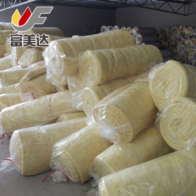 【富美达】玻璃棉卷毡贴铝箔 夹心玻璃棉板报价  玻璃