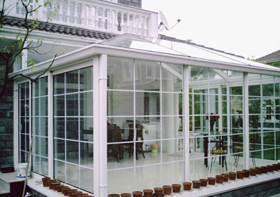 天津德国贝力门窗总经销65型材断桥铝封天台